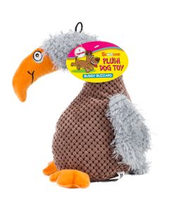 Scoochie Pet Products Plush Buddy Buzzard Dog Toy 9.5"-