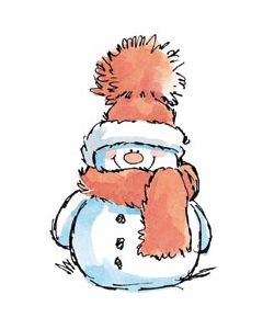 Penny Black Mounted Rubber Stamp 2.5"X3.75"-Snowy