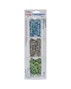 Darice Elizabeth Ward's Large Containers 3"X2"X1.125" 3/Pkg-