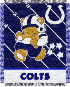 The Northwest Company Colts baby 36"x 46" Triple Woven Jacquard Throw (NFL) - Colts baby 36"x 46" Triple Woven Jacquard Throw (NFL)