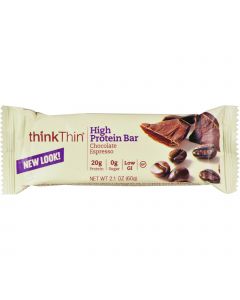 Think Products Thin Bar - Chocolate Espresso - Case of 10 - 2.1 oz