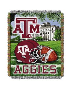 The Northwest Company Texas A&M College "Home Field Advantage" 48x60 Tapestry Throw