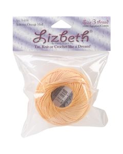 Handy Hands Lizbeth Cordonnet Cotton Size 3-Autumn Orange Medium