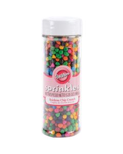Wilton Crunch Sprinkles 5.25oz-Rainbow Chip
