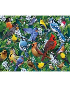 White Mountain Puzzles Jigsaw Puzzle 1000 Pieces 24"X30"-Birds & Blossoms