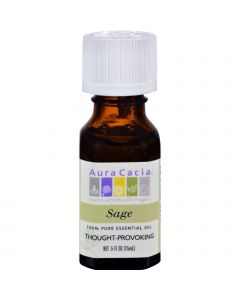 Aura Cacia Essential Oil Sage - 0.5 fl oz