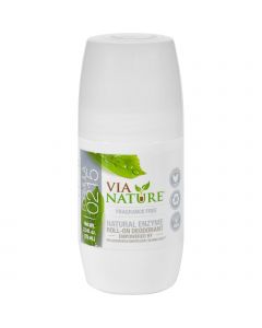 Via Nature Deodorant - Roll On - Frangrance Free - 2.5 fl oz