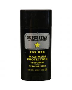 Herban Cowboy Deodorant - Superstar for Women - 2.8 oz