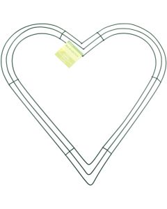 Floracraft Heart Wire Wreath-16"