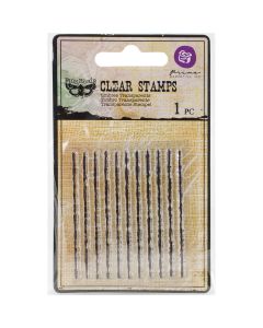 Prima Marketing Finnabair Clear Stamp 2.2"X2.5"-Jagged Lines