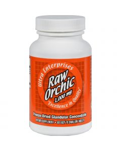 Ultra Glandulars Raw Orchic - 1000 mg - 60 Tablets
