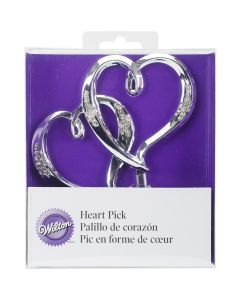 Wilton Cake Pick 5"-Double Heart