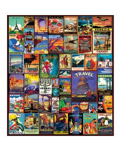 White Mountain Puzzles Jigsaw Puzzle 550 Pieces 18"X24"-Travel The World