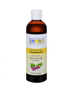 Aura Cacia Natural Skin Care Oil Grapeseed - 16 fl oz