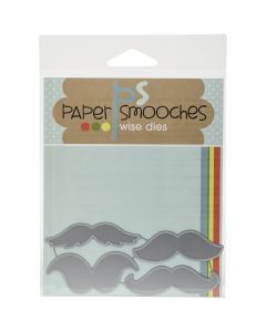 Paper Smooches Die-Mustaches