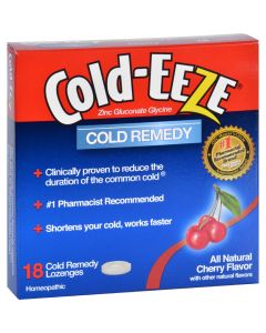 Cold-EEZE Cold Remedy - All Natural Cherry Flavor - 18 Lozenges
