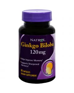 Natrol Ginkgo Biloba - 120 mg - 60 Capsules