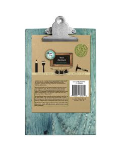 BCI Crafts Salvaged Clipboard-Weathered Blue 6"X9"