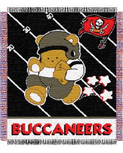 The Northwest Company Buccs baby 36"x 46" Triple Woven Jacquard Throw (NFL) - Buccs baby 36"x 46" Triple Woven Jacquard Throw (NFL)