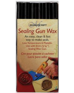Manuscript Pen Sealing Gun Wax Sticks 6/Pkg-Black