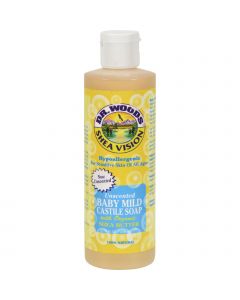 Dr. Woods Shea Vision Pure Castile Soap Baby Mild with Organic Shea Butter - 8 fl oz
