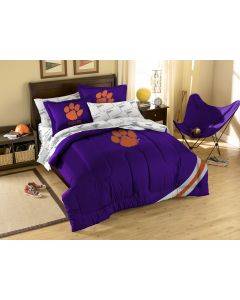 The Northwest Company Clemson Full Bed in a Bag Set (College) - Clemson Full Bed in a Bag Set (College)