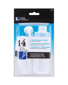 Loew-Cornell Plastic Bottles & Tips-1oz & 4oz