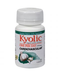 Kyolic Aged Garlic Extract One Per Day Cardiovascular - 1000 mg - 30 Caplets