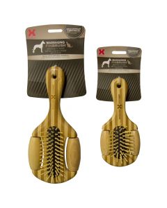 Hugs Pet Products Massaging Pet Pin Brush Small Brown 6.5" x 3" x 1.5"