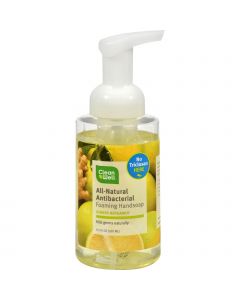 CleanWell All-Natural Antibacterial Foaming Hand Wash Bergamot Ginger - 9.5 fl oz