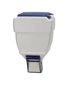Bergan Wall Mounted Pet Food Dispenser Gray / Blue 25" x 10" x 15"