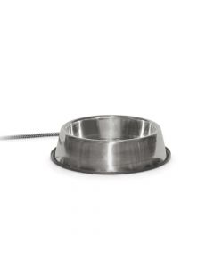 Pet Thermal Bowl - K&H Pet Products Thermo-Kitty Caf  Black 14" x 8.5" x 3"