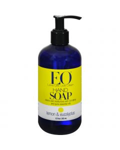 EO Products Liquid Hand Soap Lemon and Eucalyptus - 12 fl oz