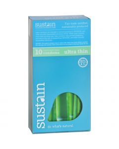 Sustain Condoms Ultra Thin - 10 Pack