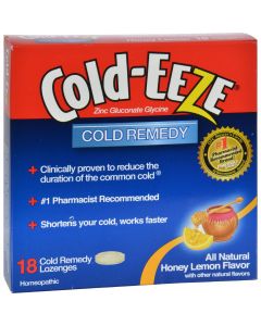 Cold-EEZE Cold Remedy Lozenges Honey Lemon - 18 Lozenges