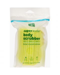 Earth Therapeutics Loofah - Super - Body Scrubber - Green - 1 Count