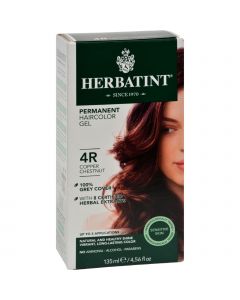 Herbatint Permanent Herbal Haircolour Gel 4R Copper Chestnut - 135 ml