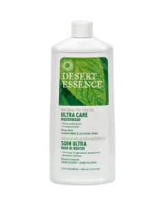 Desert Essence Mouthwash - Tea Tree U/Care Mint - 16 fl oz