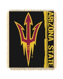 The Northwest Company Arizona State College 48x60 Triple Woven Jacquard Throw - Double Play Series