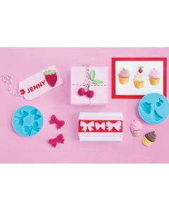 Martha Stewart Crafter's Clay Silicone Molds 4/Pkg-Sweet Shop