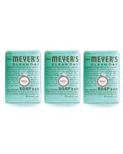 Mrs. Meyer's Bar Soap - Basil - Case of 12 - 8 oz