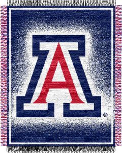 The Northwest Company Arizona "Focus" 48"x60" Triple Woven Jacquard Throw (College) - Arizona "Focus" 48"x60" Triple Woven Jacquard Throw (College)