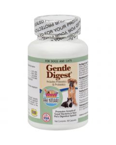 Ark Naturals Gentle Digest for Dogs and Cats - 60 Capsules