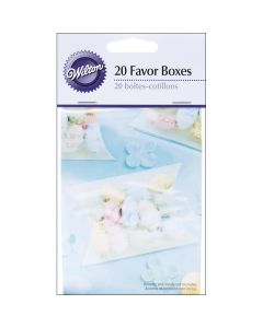 Wilton Favor Boxes 2.75"X3.5" 20/Pkg-Love Pillow
