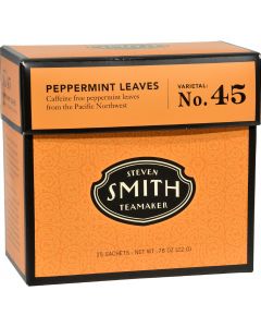 Smith Teamaker Herbal Tea - Peppermint - Case of 6 - 15 Bags