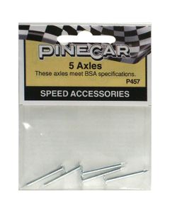 Woodland Scenics Pine Car Derby Speed Accessories-Axles 5/Pkg