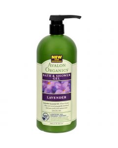 Avalon Organics Bath and Shower Gel Lavender - 32 fl oz
