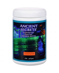 Ancient Secrets Aromatherapy Dead Sea Mineral Baths Lavender - 2 lbs