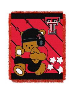 The Northwest Company Texas Tech  College Baby 36x46 Triple Woven Jacquard Throw - Fullback Series