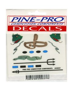 Pinepro Pine Car Derby Decal 3"X4"-Reptilian